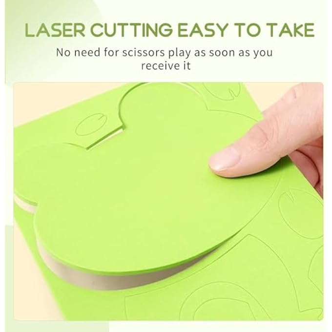 3D EVA FOAM STICKER PUZZLE GAME, 3D SCENE STICKERS, MOSAIC STICKER ART KITS FOR KIDS, 12PCS STICKY FOAM DIY CRAFT FOR PRESCHOOL TODDLERS, CULTIVATE KID'S THREE-DIMENSIONAL THINKING WITH GIFT BOX - Image 4